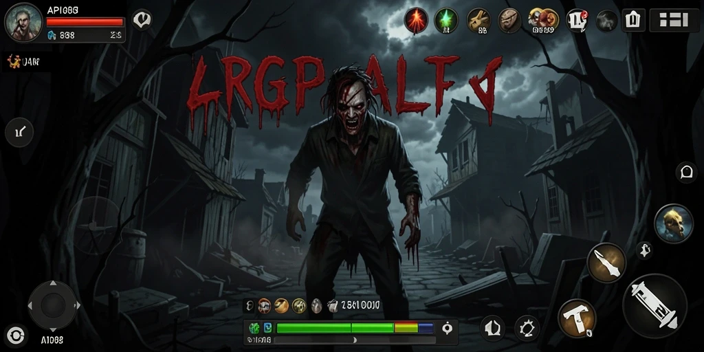Screenshot menampilkan aksi mencekam dalam game Horror API88.