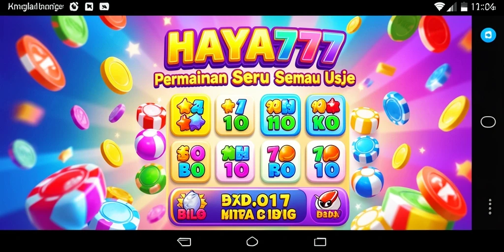 Tampilan gameplay HAYA777 yang seru dan interaktif.