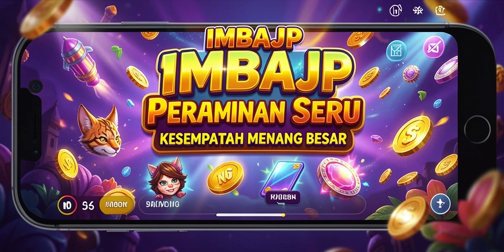 Tampilan gameplay IMBAJP yang menarik dengan fitur Slot yang menghibur.