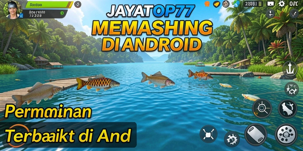 Tampilan aksi memancing yang seru dalam JAYATOP77.