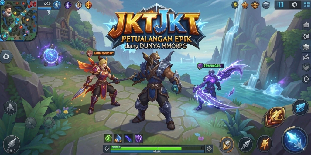 Gameplay memikat dalam dunia fantasi MMORPG JKTJKT.