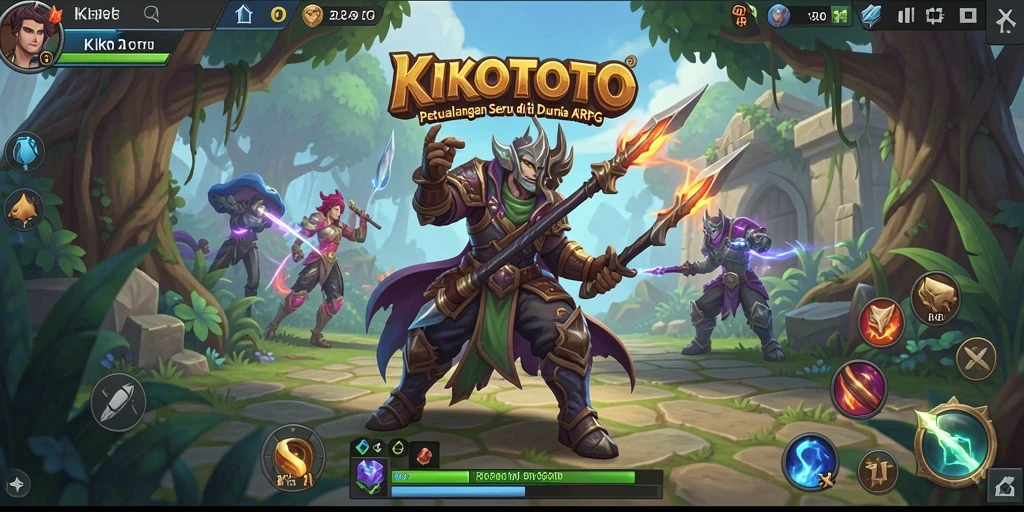 Gameplay seru KIKOTOTO menampilkan pertarungan yang mendebarkan.