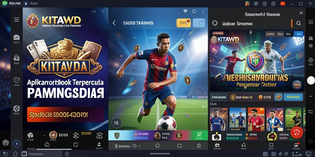 Tampilan gameplay menarik dari aplikasi Sportsbook KITAWD.