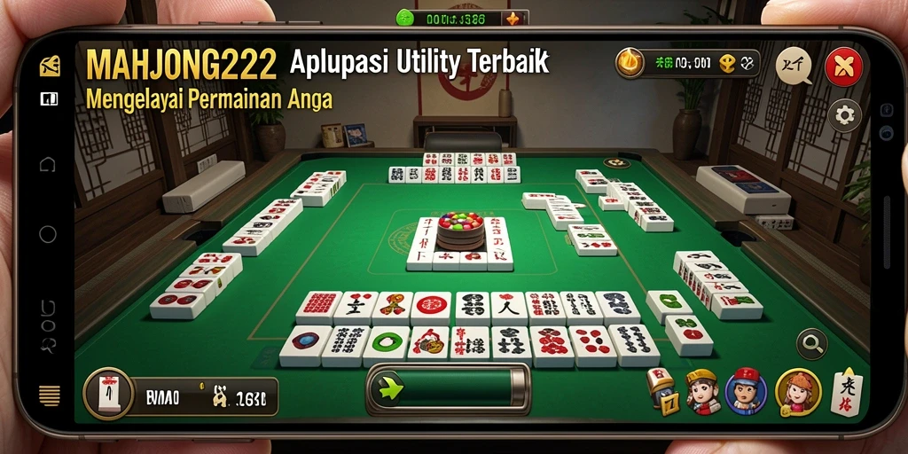 Tampilan menarik dari gameplay MAHJONG222 yang memudahkan pengelolaan permainan.