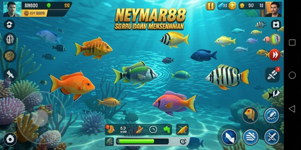 Bermain Tembak Ikan seru di NEYMAR88 dengan grafis menakjubkan.