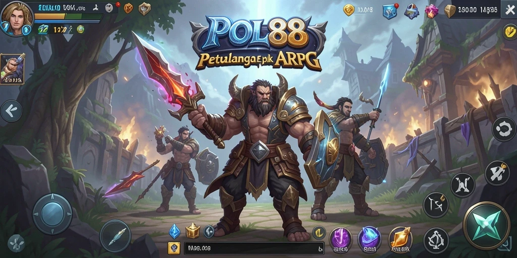 Tampilkan gameplay seru POL88 dengan pertempuran intens.