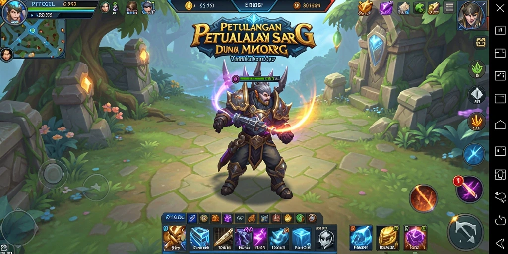 Tampilan menakjubkan dari gameplay PTTOGEL dalam petualangan MMORPG.