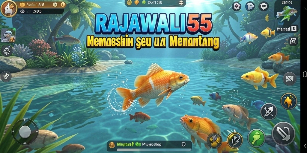 Tangkapan ikan yang menakjubkan dalam gameplay RAJAWALI55.