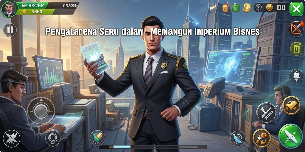 Tampilan screenshot RP62RP menampilkan keseruan membangun bisnis Tycoon.