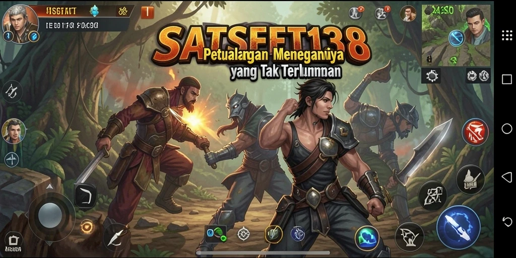Screenshot menampilkan aksi seru dalam petualangan SATSET138.