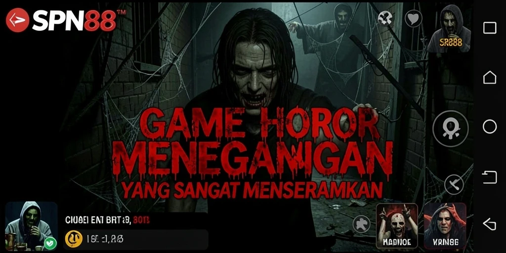 Tampilan menegangkan dari gameplay SPN88 yang menyeramkan.