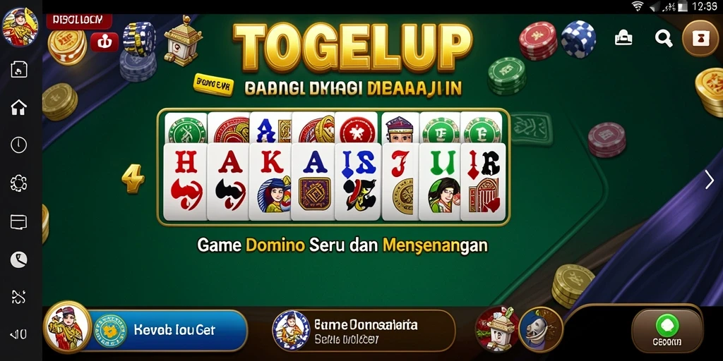 Tampilan gameplay seru dalam TOGELUP dengan fitur interaktif.