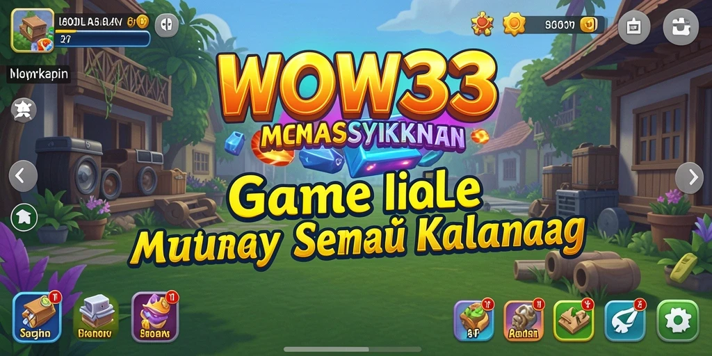 Tampilan gameplay WOW33 yang menarik dalam mode Idle.