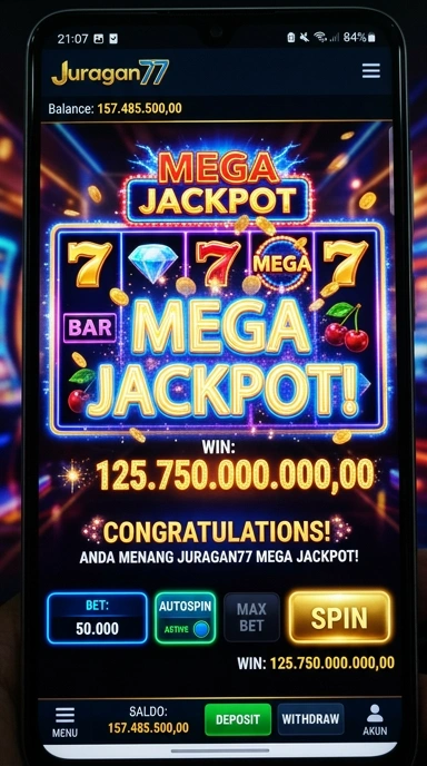 Pengguna sedang menjelajahi kategori aplikasi di juragan77.